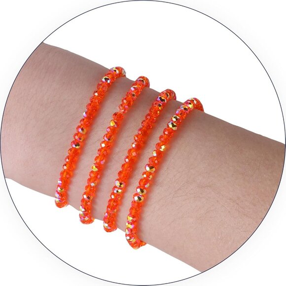 Beaded Bracelets for Women Girls Boho Stretchable Trendy Gifts - Picture 1 of 9